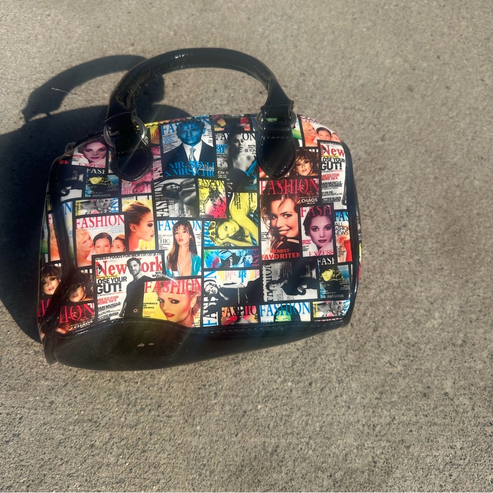 Fashion Magazine Print Women's Bag